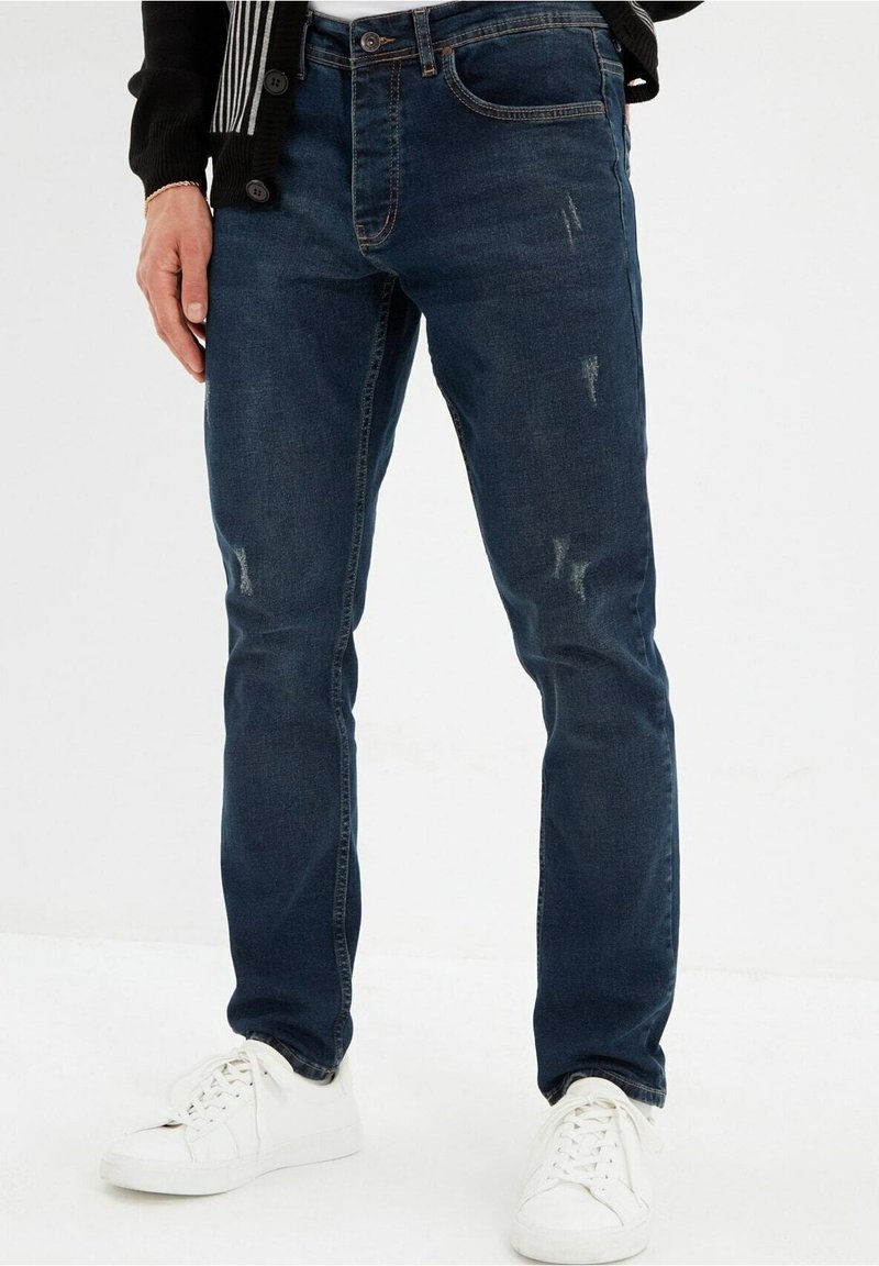 Trendyol Jeans a sigaretta - dark blue