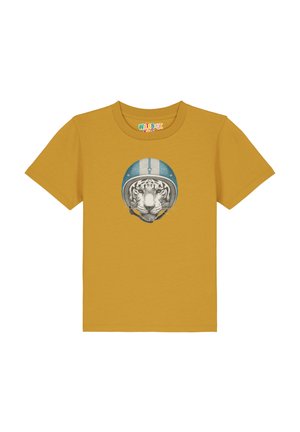 RACING TIGER - T-shirt print - ochre