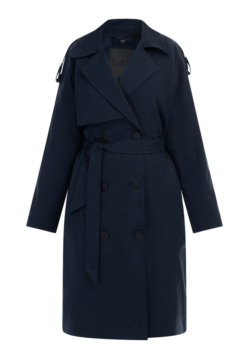 dreimaster Trenchcoat donkerblauw