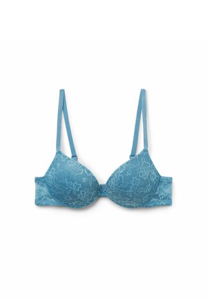 Tezenis, LOS ANGELES - Push-up BH - blue