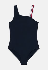 Tommy Hilfiger ONE SHOULDER ONE PIECE - Maillot de bain - desert sky