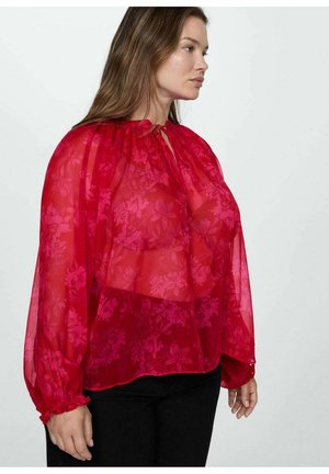 Mango Blouse - red