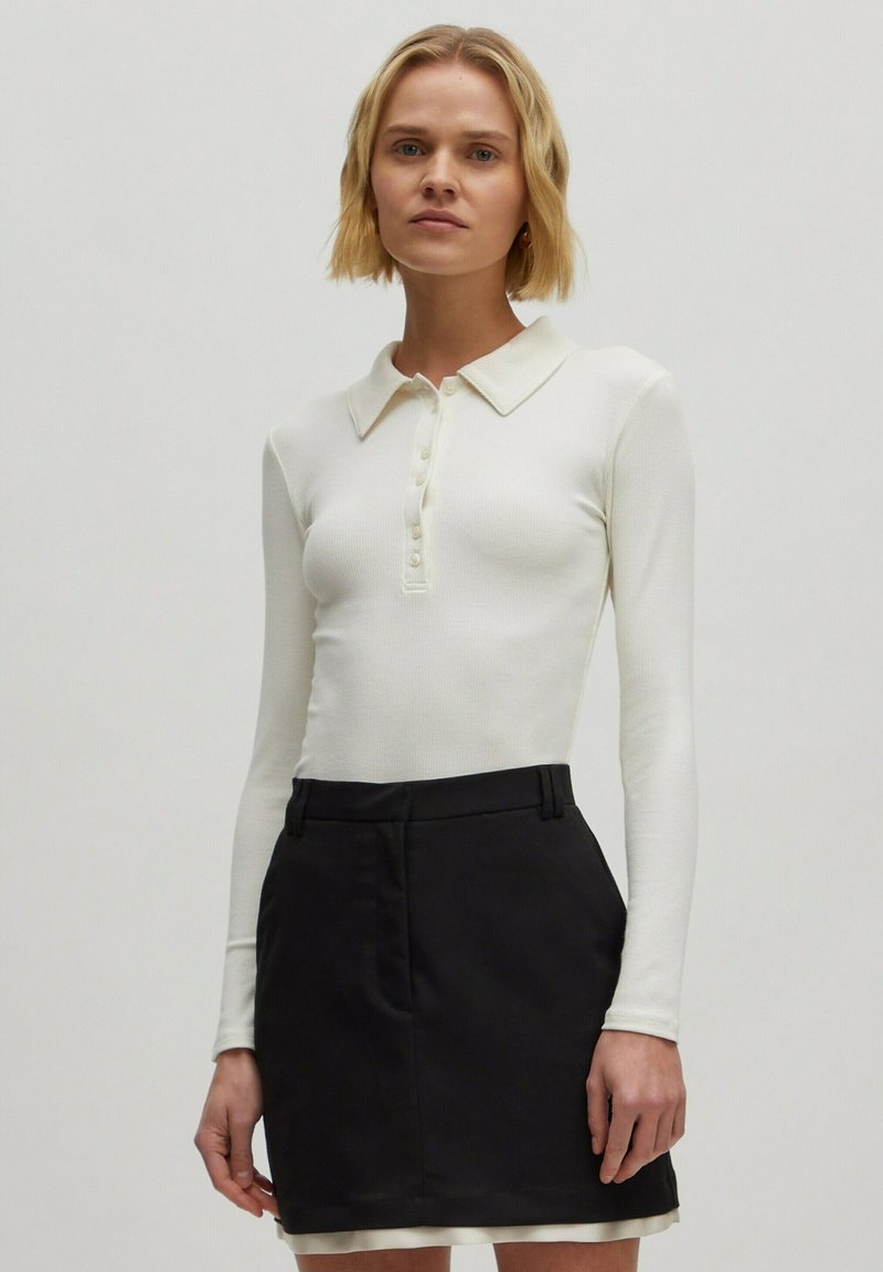EDITED OLANA - Langarmshirt - weiß