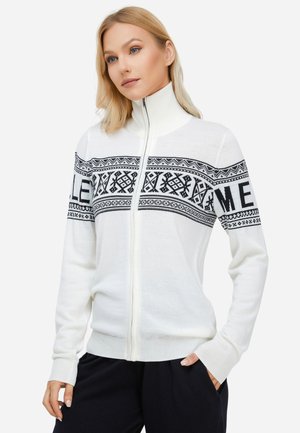 UNISEX - Strickjacke - white