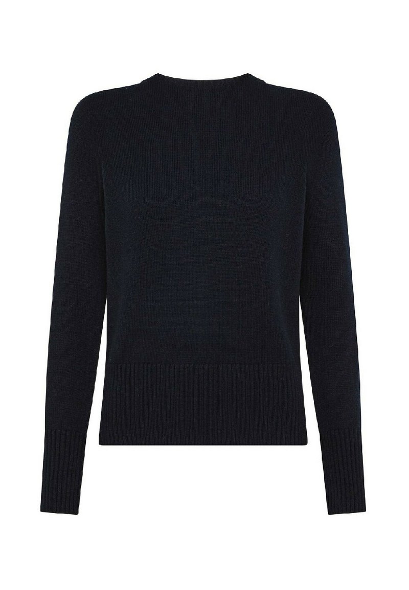 Maglione SUN68 Round Stripes - Lana, Viscosa, Cashmere, Fantasia Righe, Colore Navy Blue