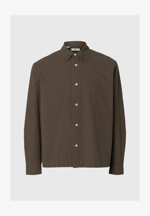 Selected, LANGARMHEMD RELAXED FIT - Veste légère - morel