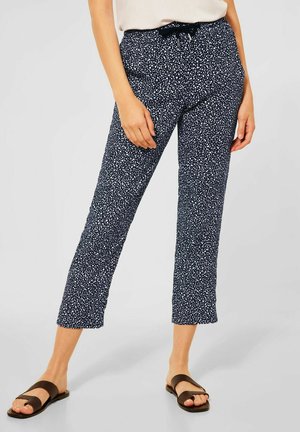 LOOSE FIT MIT PRINT - Tracksuit bottoms - blau