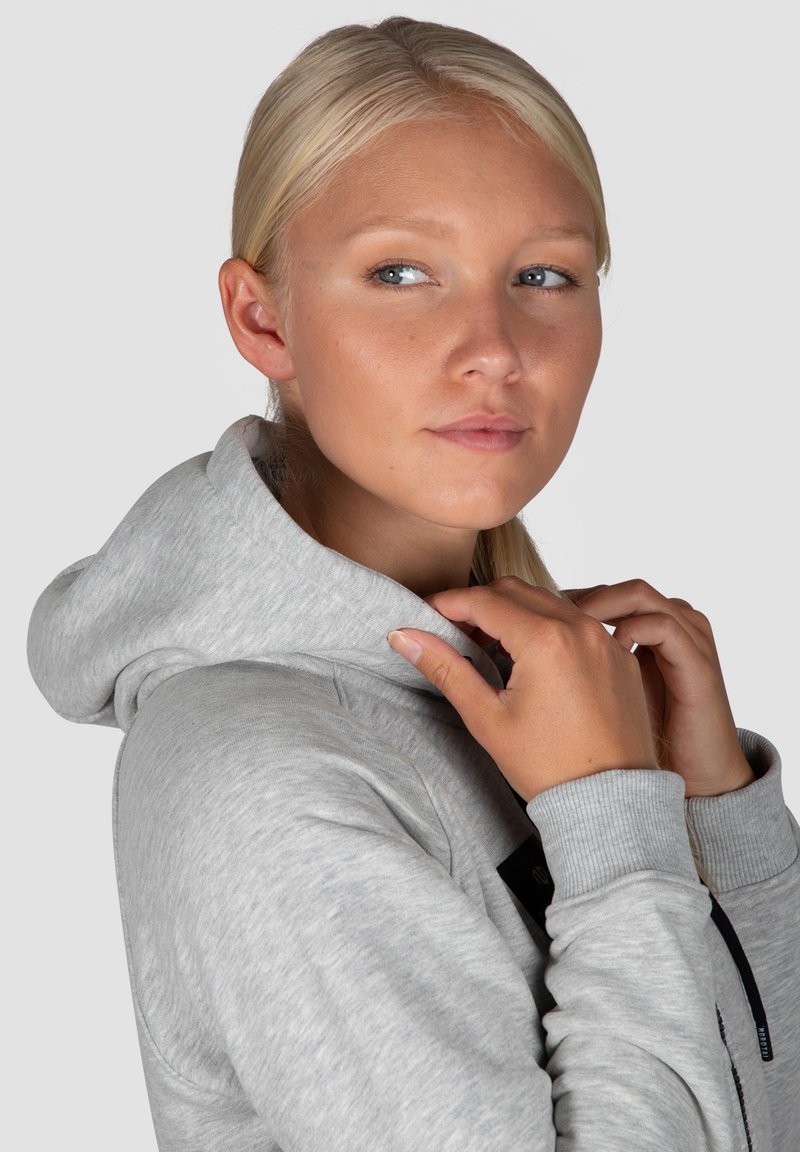 Damen Sportbekleidung | MOROTAI Sweatjacke hellgrau - IY57981 Damen Sportbekleidung | MOROTAI Sweatjacke hellgrau - IY57981
