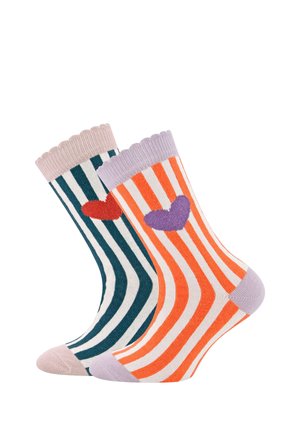 Ewers 2ER PACK HERZ/STREIFEN - Socken - bunt