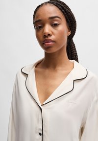 BOSS Pyjamasöverdel - open white