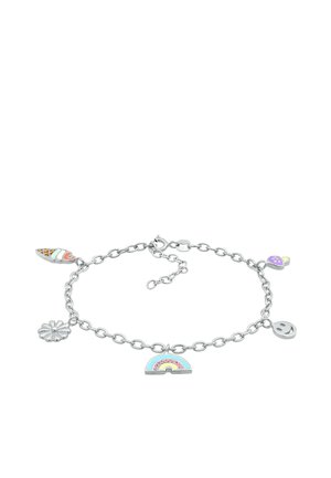 HAPPY FACE RAINBOW - Armbånd - silberfarben