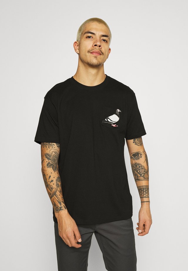 POCKET TEE UNISEX - T-Shirt print - black