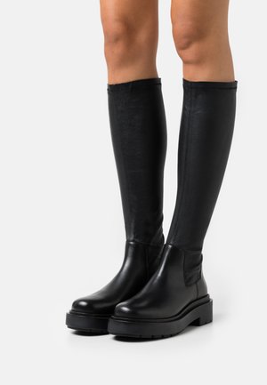 Platform boots - black