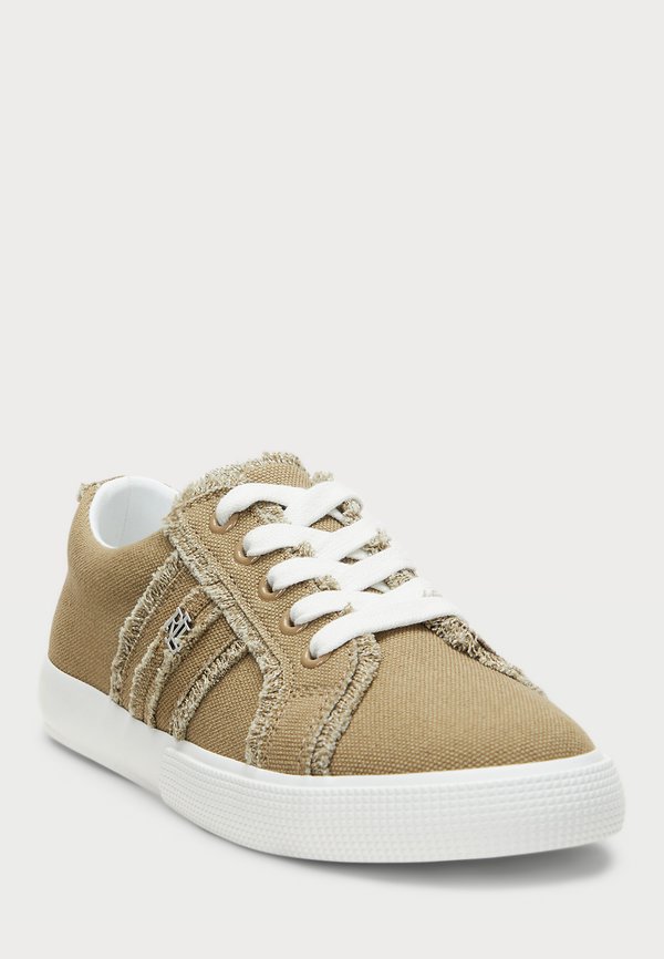 JANSON FRAYED CANVAS SNEAKER - Trainers - hunter olive3