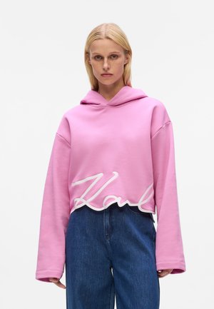 SIGNATURE HEM - Hoodie - opera mauve