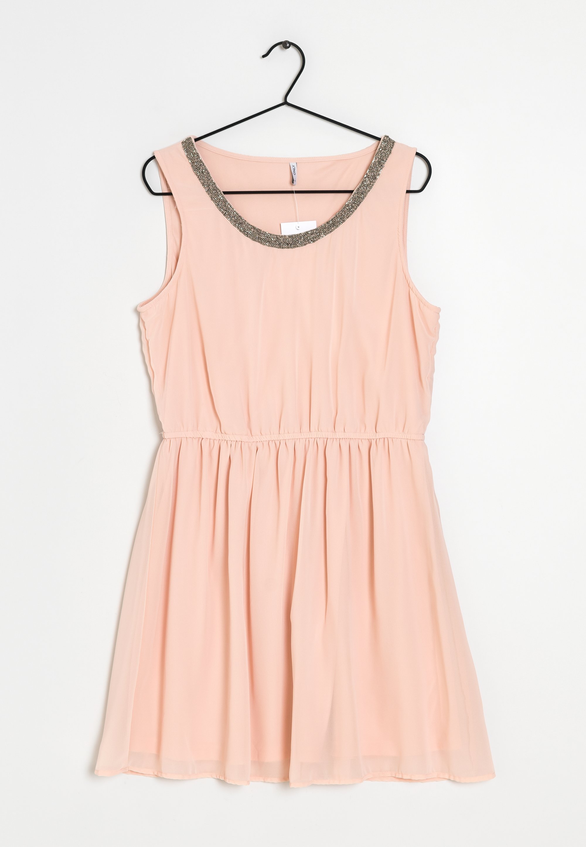 strapless open back dress Bowquette Ribbon Sequin Pink Bow Dress