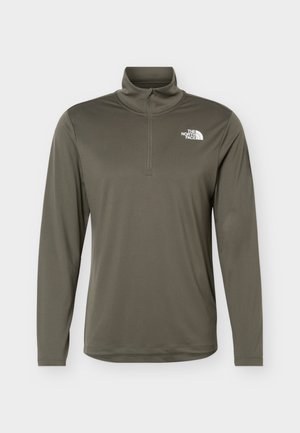 The North Face, 24/7 1/4 ZIP TEE - Μπλούζα με μακριά μανίκια - new taupe green