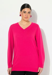 Ulla Popken Strickpullover - red pink