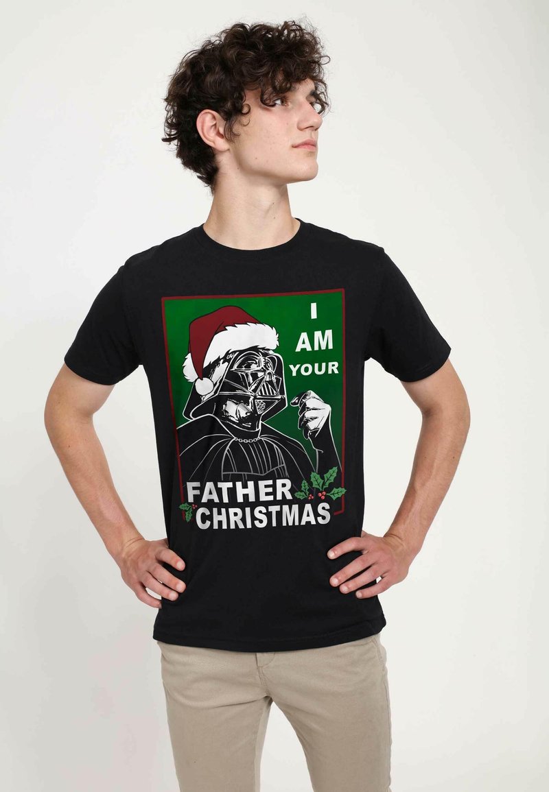 Henry Tiger STAR WARS: CLASSIC VADER FATHER CHRISTMAS UNISEX - T-shirt z nadrukiem