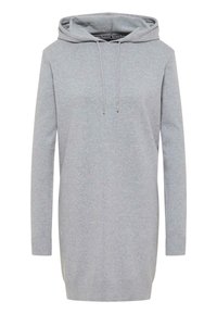 Bruno Banani BLAKE - Strickkleid - grau   melange