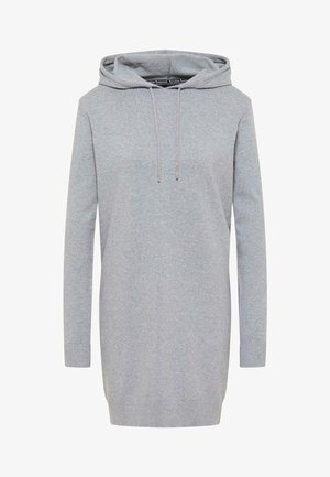 Bruno Banani BLAKE - Gebreide jurk - grau melange