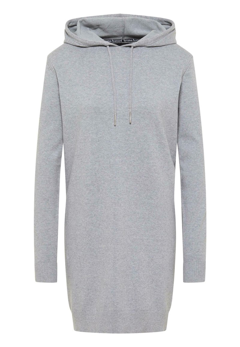 Bruno Banani BLAKE - Strickkleid - grau   melange