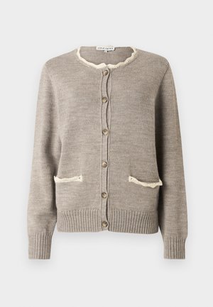 PRIME CARDIGAN - Adīta jaka - dark oak