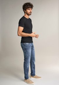 Salsa Jeans PALM  SLIM - Camiseta básica - Black