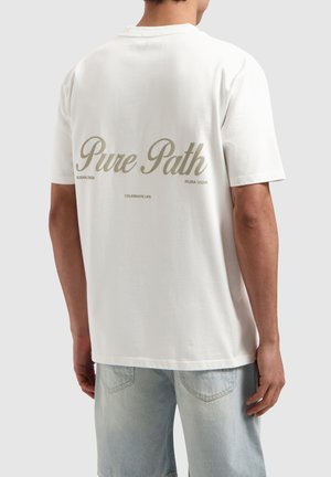 Print T-shirt - ecru
