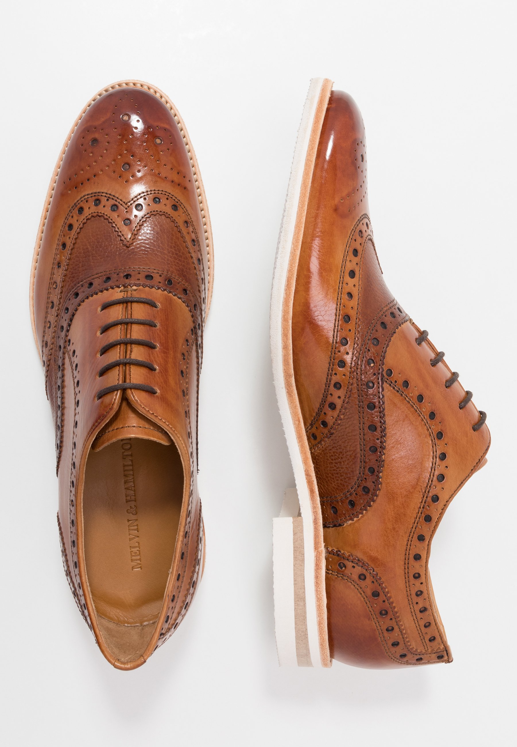 Melvin & Hamilton CLINT Pensko med snøring tan Zalando.no Melvin & Hamilton MARTIN Pensko med snøring tannavy