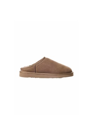 Swedemount, DENVER SUEDE WOOL SLIP IN SANDAL - Mules - brown