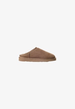 Swedemount, DENVER SUEDE WOOL SLIP IN SANDAL - Mules - brown