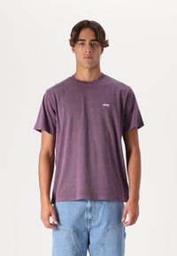Obey Clothing LOWERCASE TEE UNISEX - Základné tričko - pigment plum perfect
