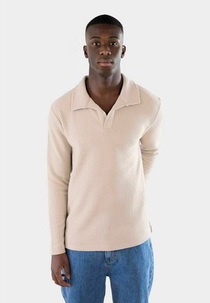 LONG SLEEVE  - Stickad tröja - light brown