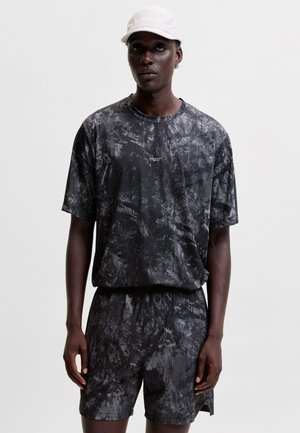 Jack & Jones, T-SHIRT BACKPRINTET T-SHIRT - T-shirt imprimé - wet weather