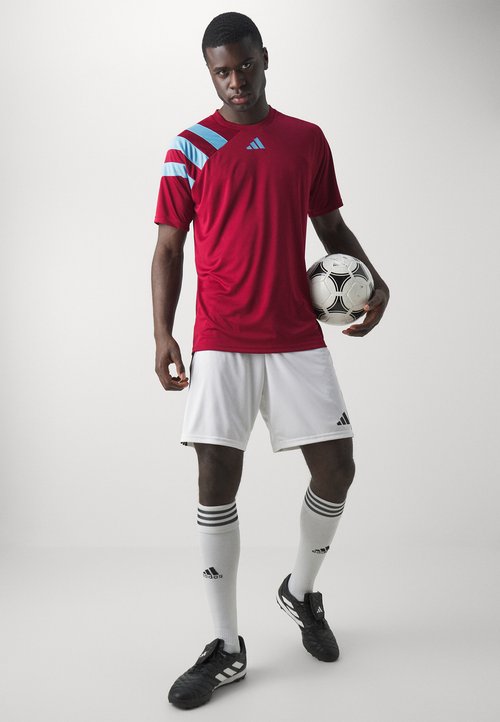 adidas FORTORE 23 JERSEY - Sports T-shirt - team coll burgundy 2/team light blue — photo 4