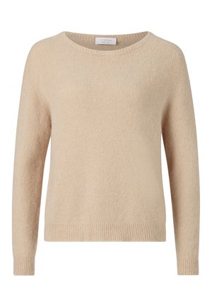 Rich & Royal CREW NECK - Strickpullover - caffee latte