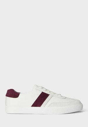 TWO-TONE BRAYLEE LEATHER & SUEDE SNEAKER - Sneakers laag - off-white/dark red