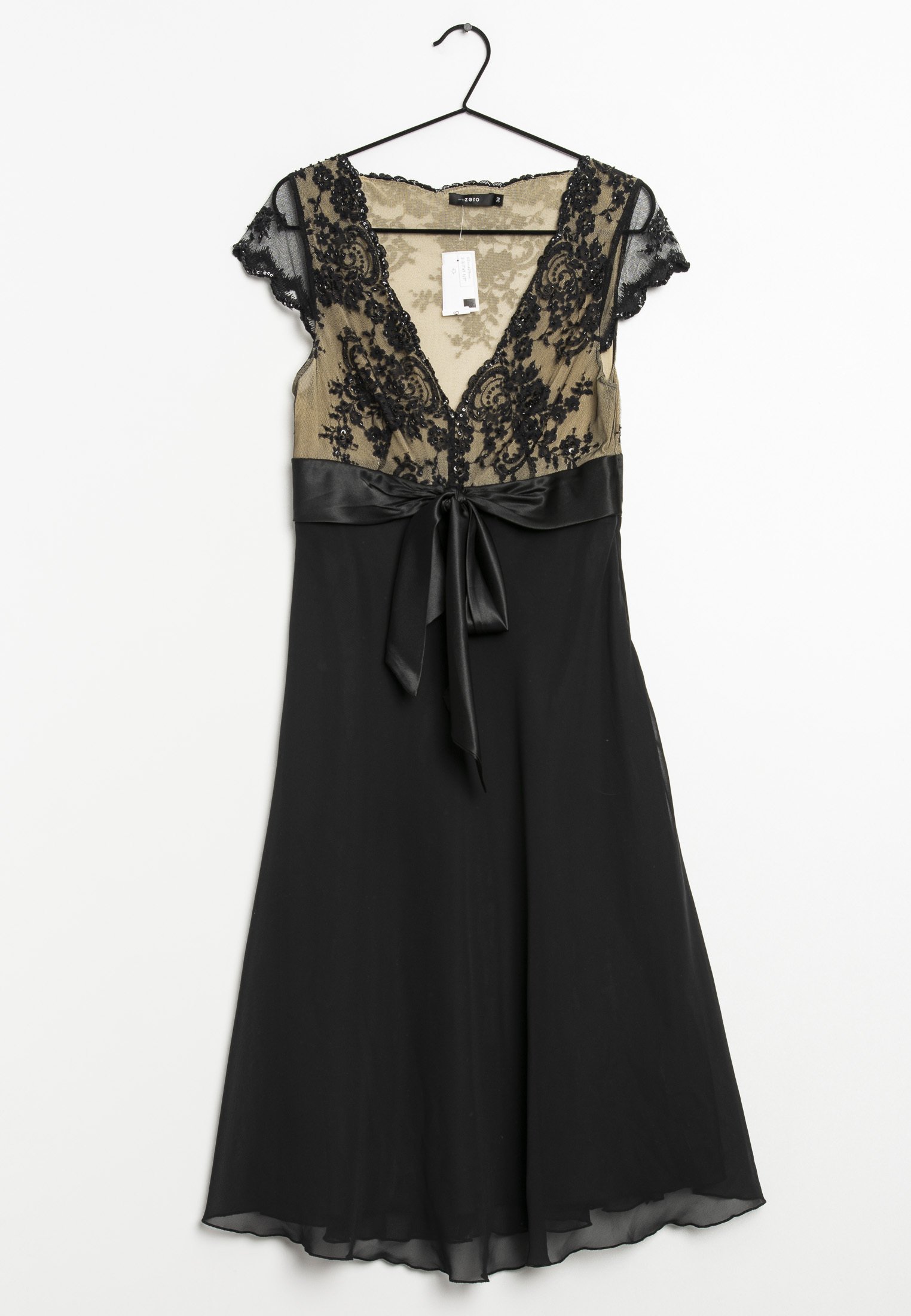 Zero Cocktailkleid Festliches Kleid Black Schwarz Zalando De 