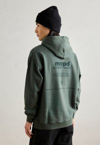 Marc O'Polo DENIM PRINT - Mikina s kapucňou - teal green