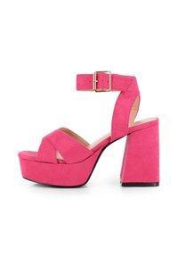 Blogger Sandalias de tacón - rosa