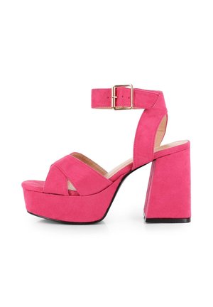 Sandalias de tacón - rosa