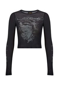Ed Hardy GEISHA LONG SLEEVED - Long sleeved top - black