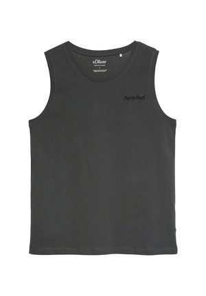 s.Oliver T-SHIRT - Débardeur - schiefergrau