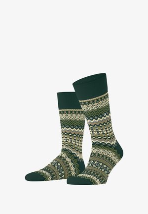 Burlington, FAIR ISLE SOCKEN - Calcetines - forest
