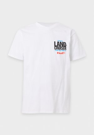 HUF, LAND CRUISER RALLY TEE UNISEX - Тениска с щампа - white