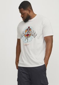 JACK & JONES Jorcoconut Skull Tee SS Crew Neck T-Shirt Uomo
