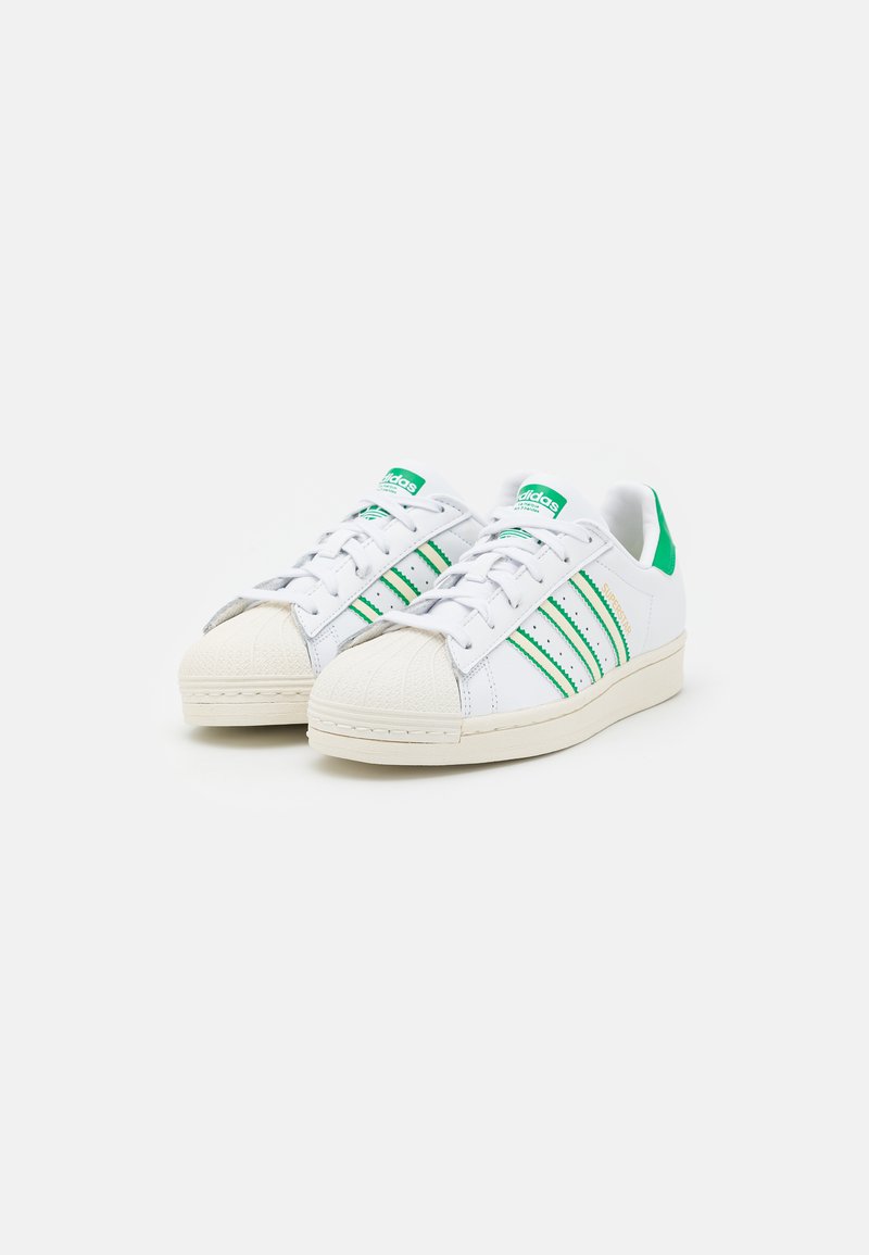 Buy Adidas Superstar XLG cloud white/green/cloud white from £90.00