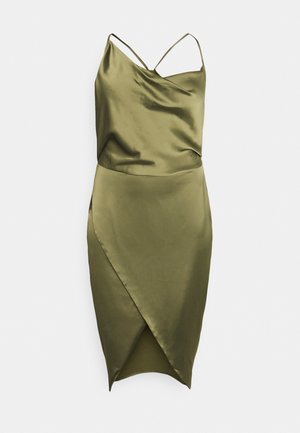 STRAP MIDI - Sukienka koktajlowa - khaki