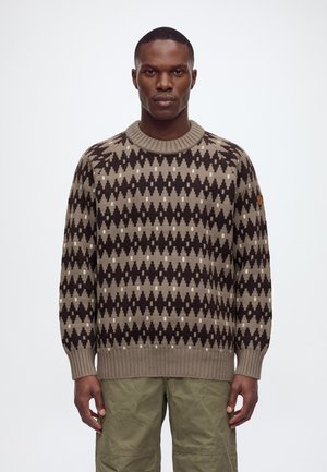 Fjällräven, ÖVIK - Пуловер - brown/black oak